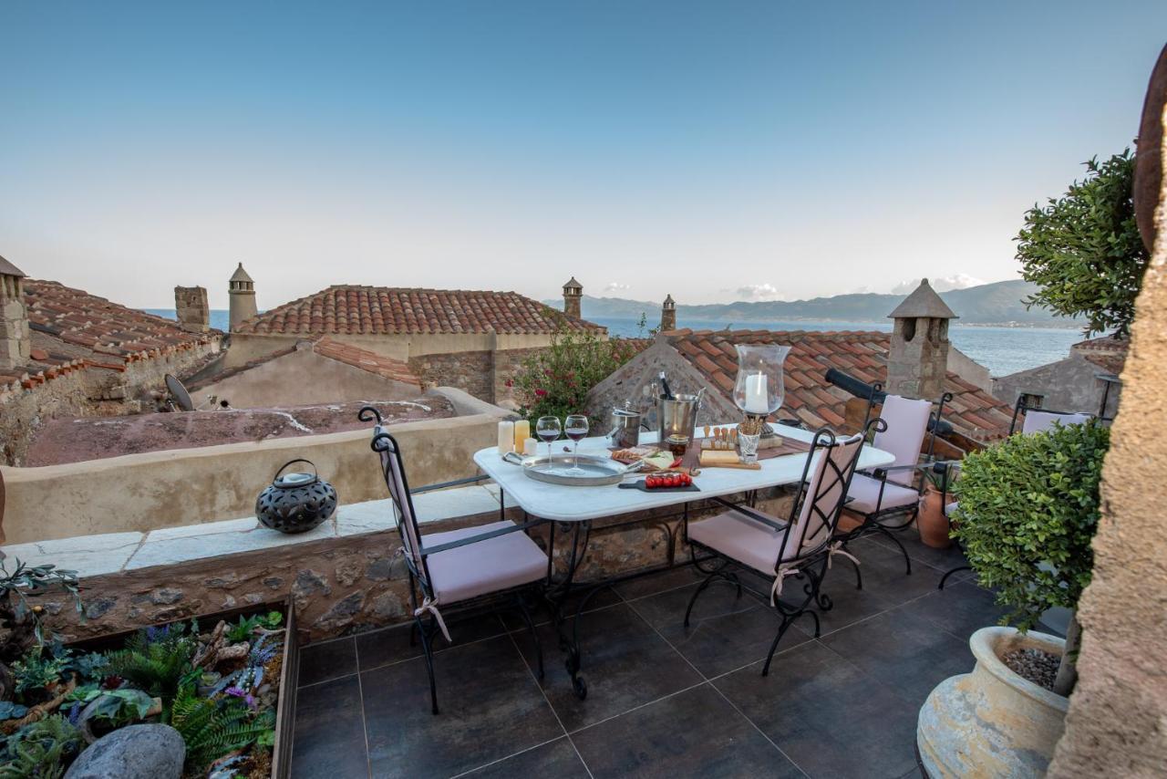 Вилла Casa Felicia-The Castle Mansion Монемвазия Экстерьер фото
