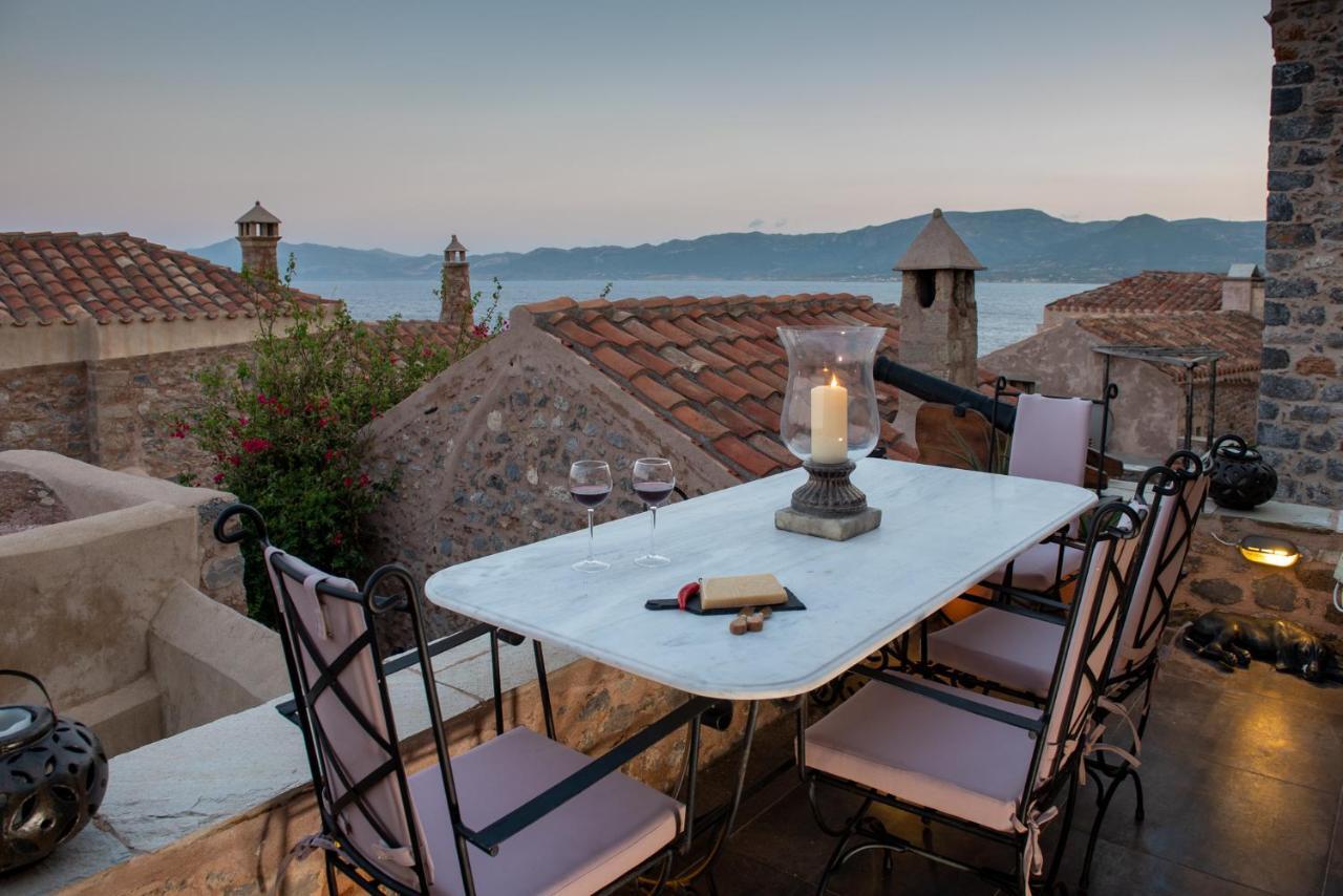 Вилла Casa Felicia-The Castle Mansion Монемвазия Экстерьер фото